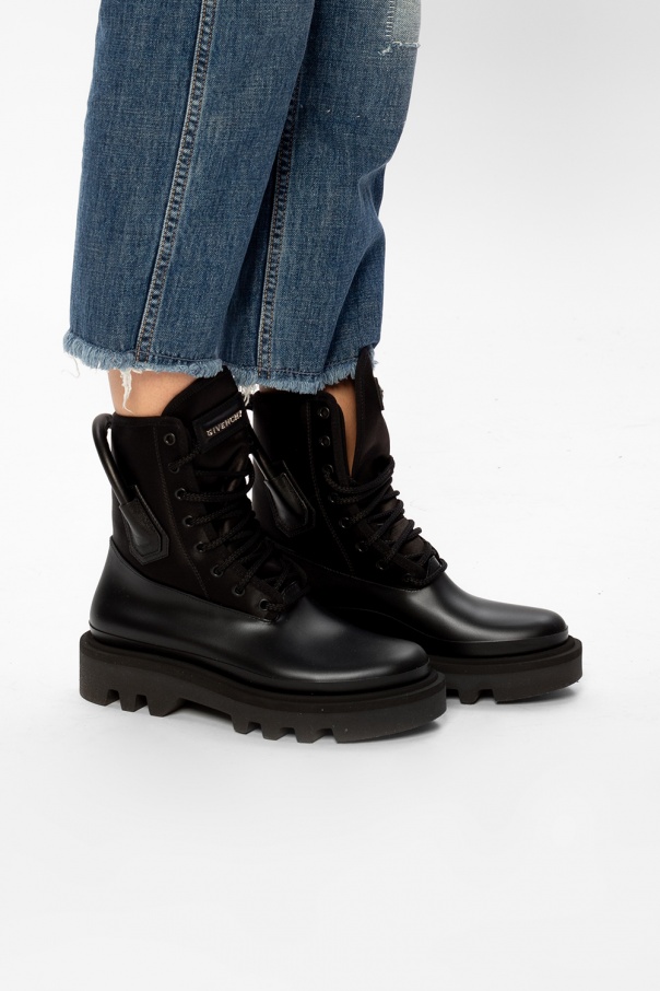 Givenchy store combat boots